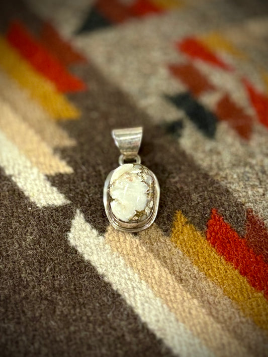 Small Wild Horse Turquoise Pendant