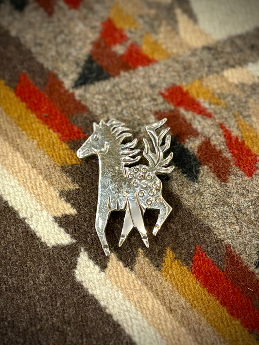 Sterling Silver Horse Pin