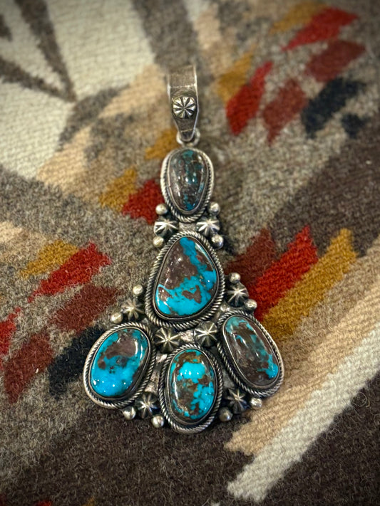 Bisbee Turquoise Pendant