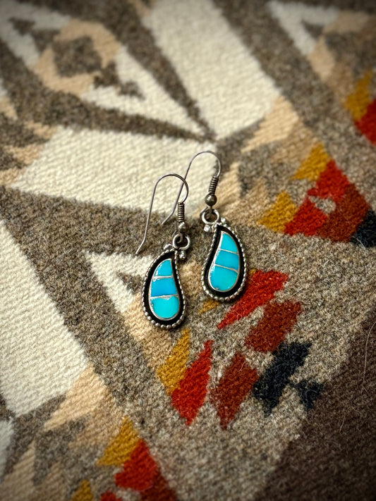 Turquoise Teardrop Earrings