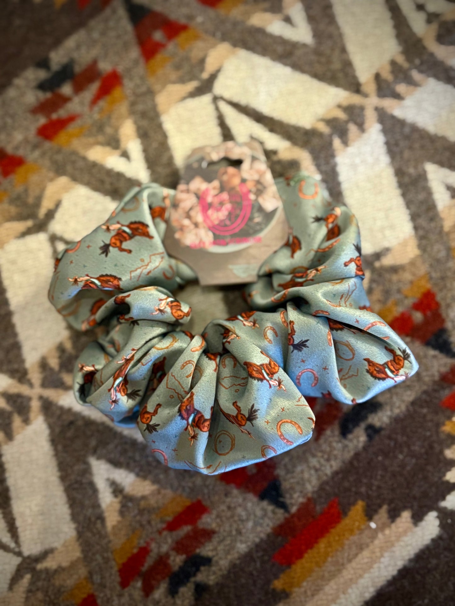 Yeehaw Rodeo Scrunchie