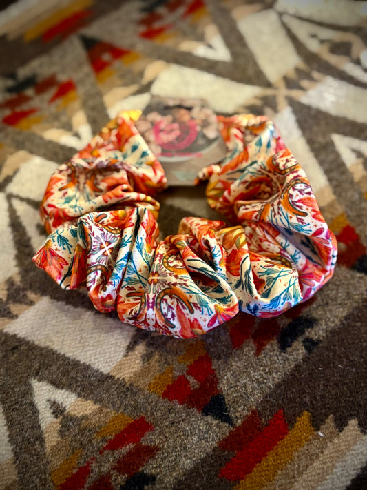 Lucky Wildflower Scrunchie