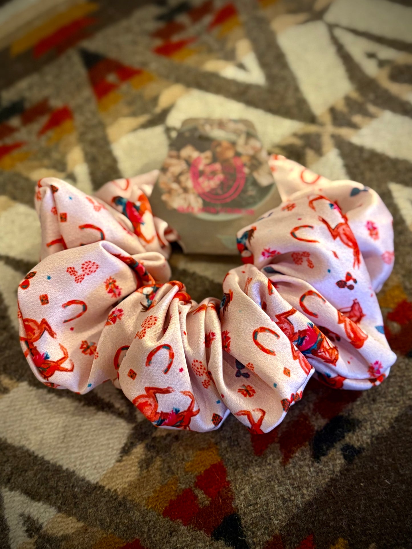 Cowgirl and Her Horse Scrunchie