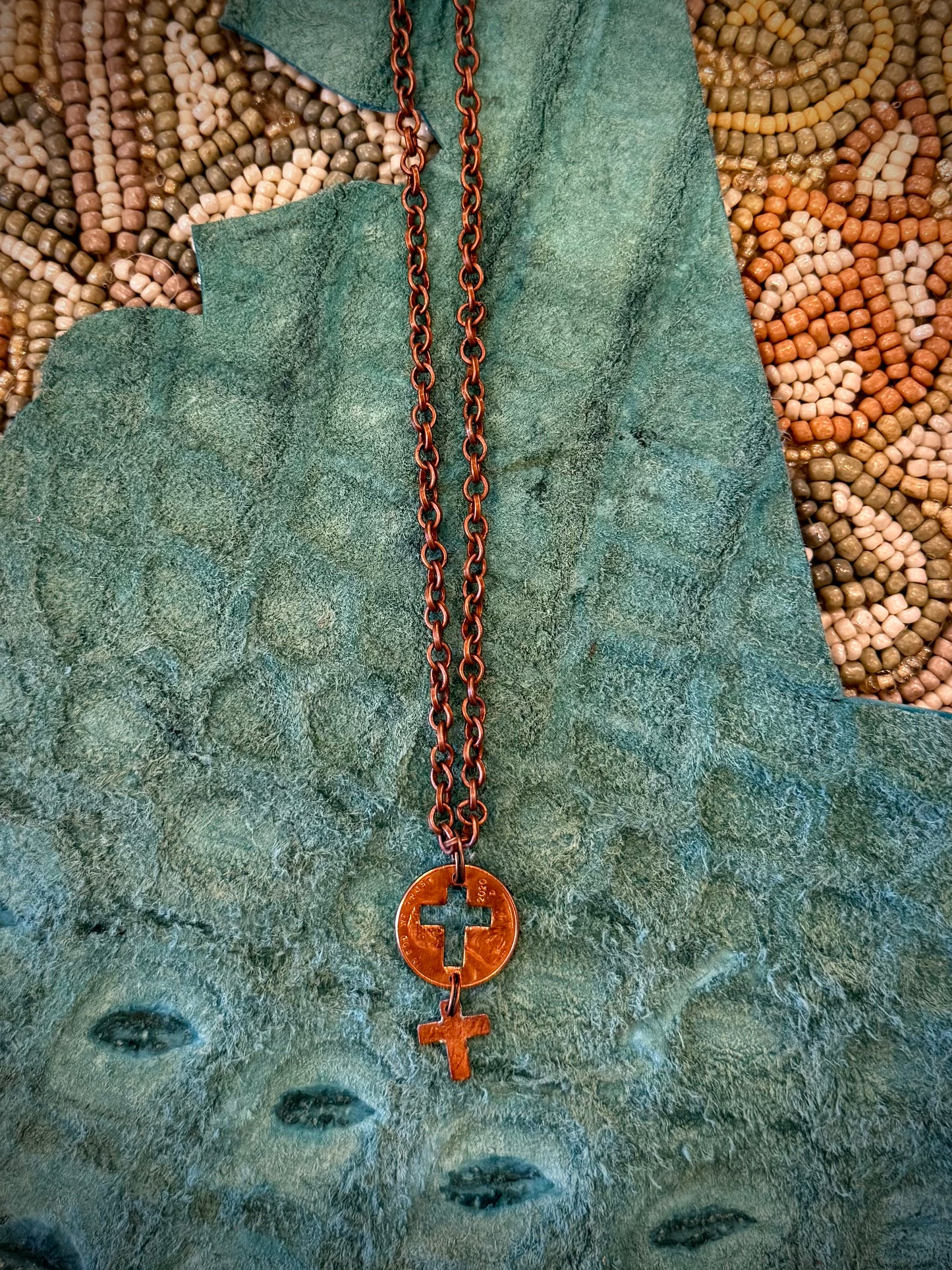 Penny Cross Necklace