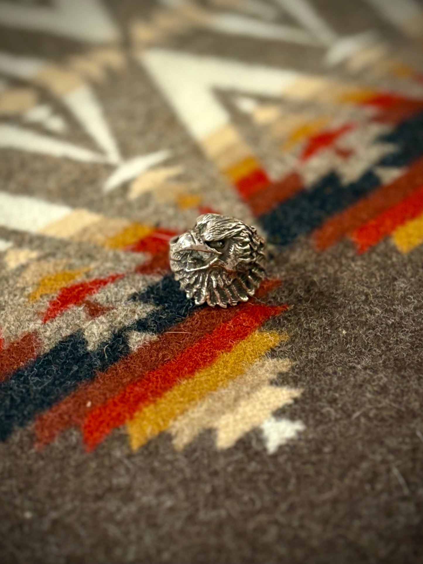 Sterling Eagle Ring