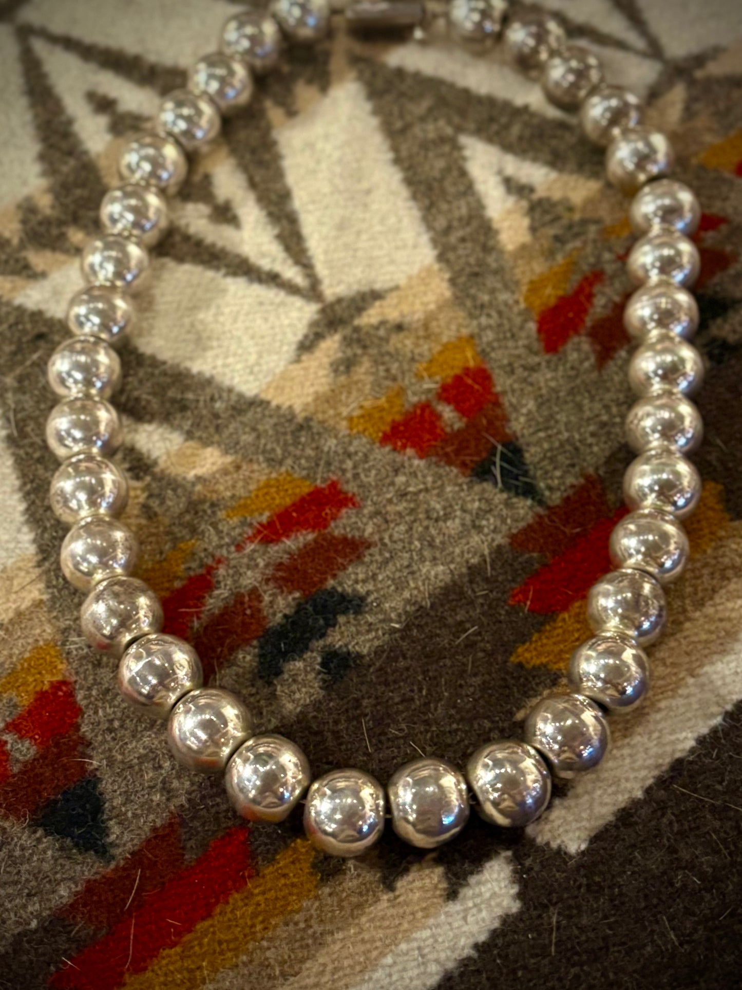 Taxco Mexico Navajo Pearl Necklace