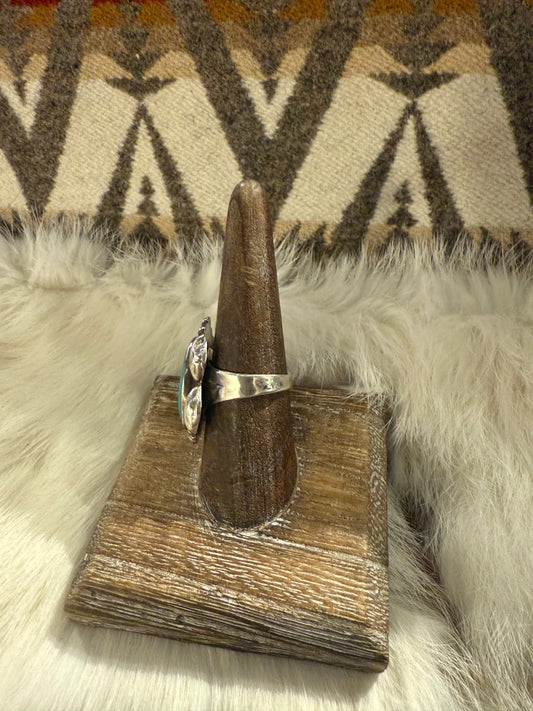 Ring- Vintage Navajo Turquoise and Sterling Silver