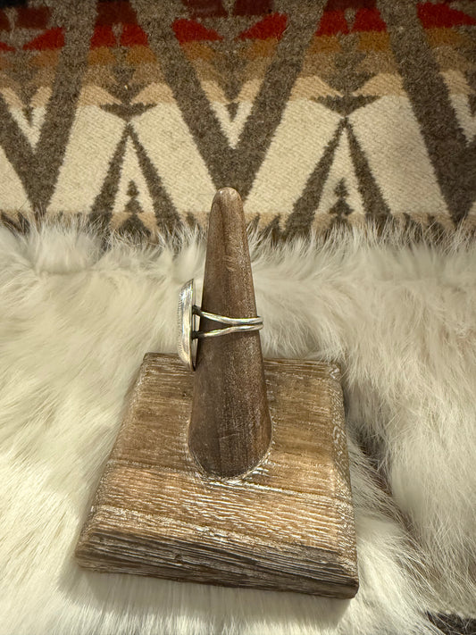 Ring- Vintage Zuni Turquoise and Sterling Silver