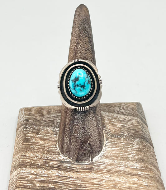 Ring- Single Stone Turquoise