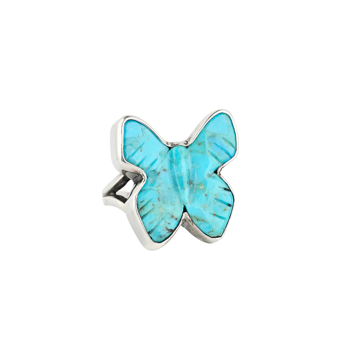 Carved Butterfly Ring