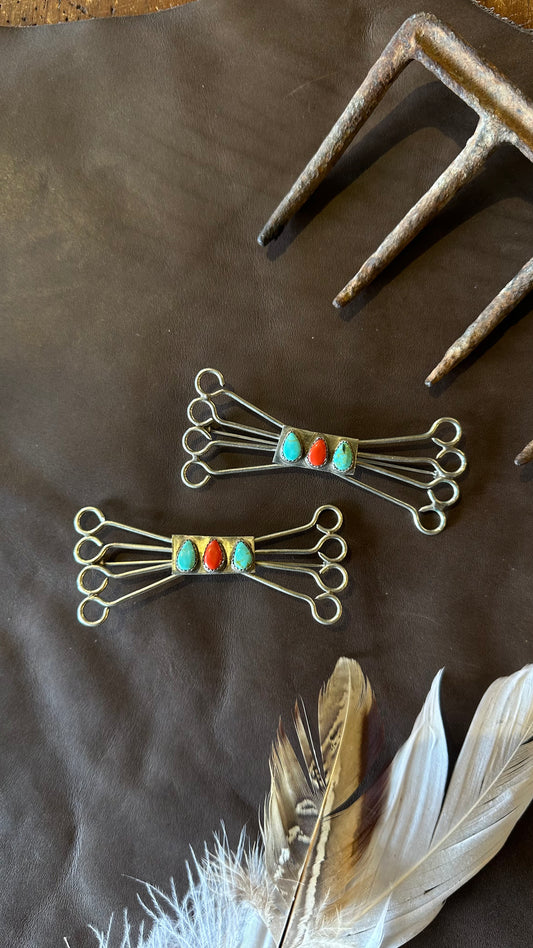 Pin - Multi Stone Inlay Bowtie