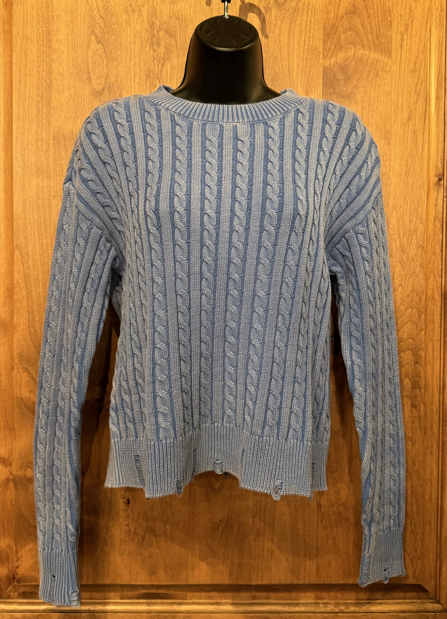Distressed Knit Sweater - Elliott Lauren