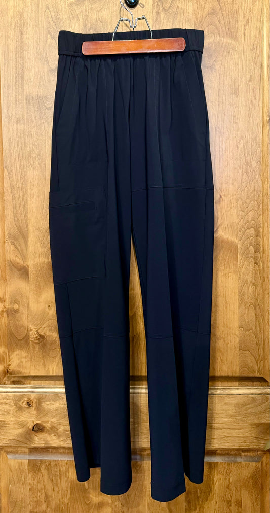 Navy Stretch Waist Pant- Elliott Lauren