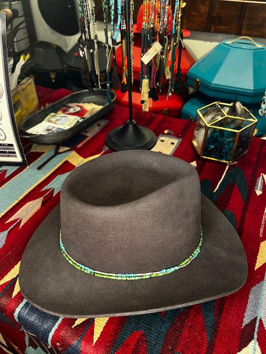 2 Strand Turquoise Blue Green Hat Band