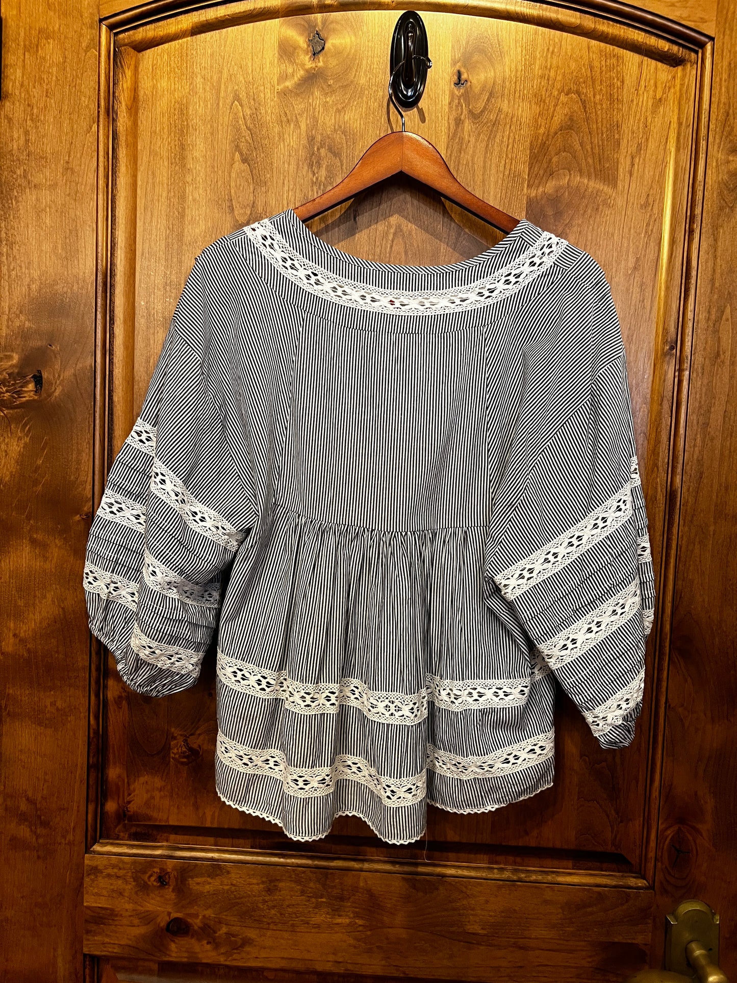 Cotton Lace Folk Top