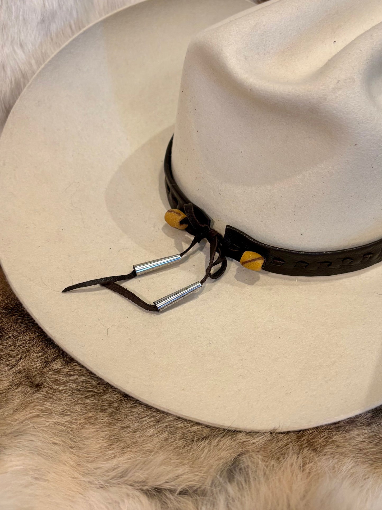 Mountain Arrow Deer Hide Hat Bands