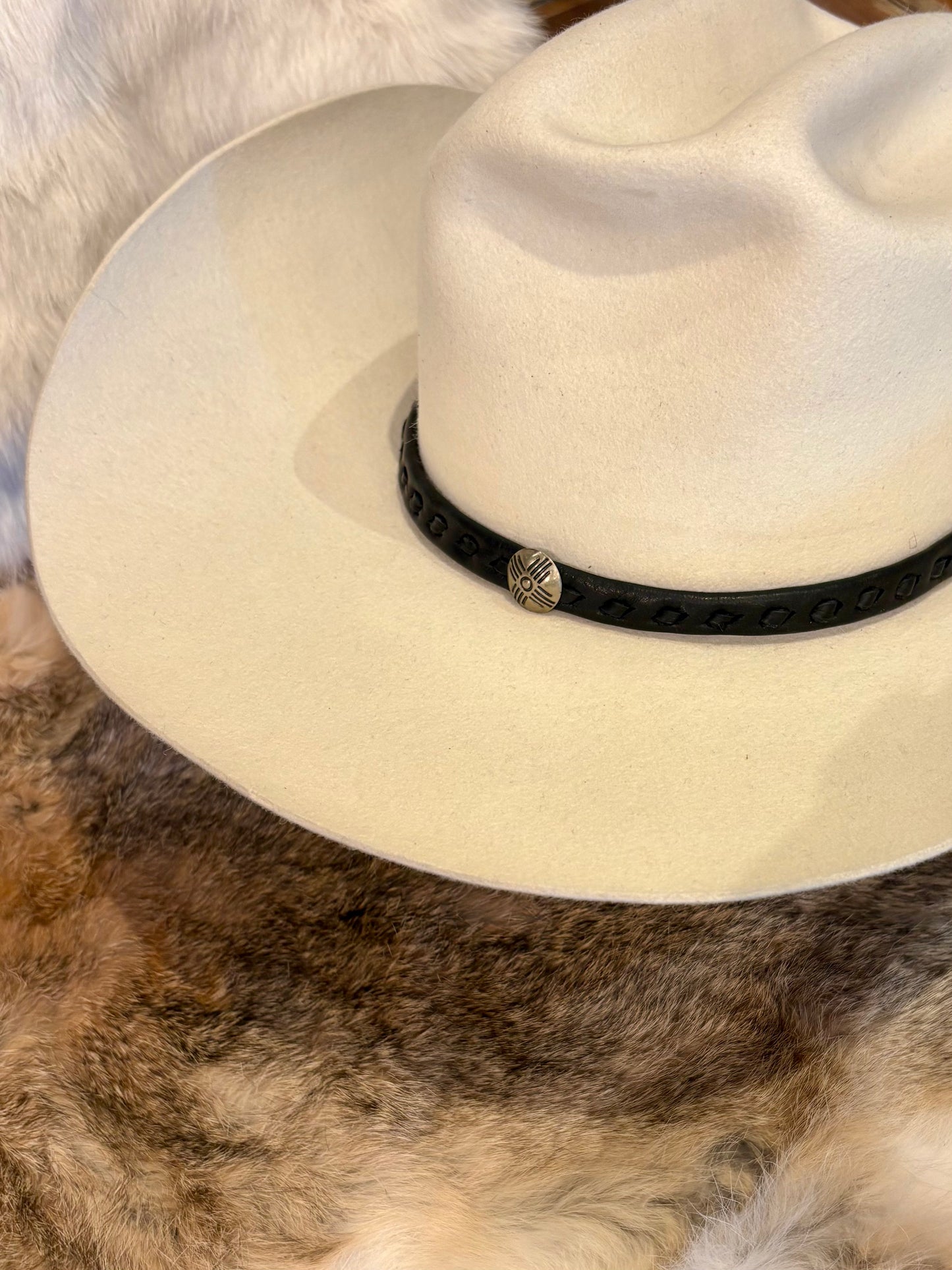 Mountain Arrow Deer Hide Hat Bands