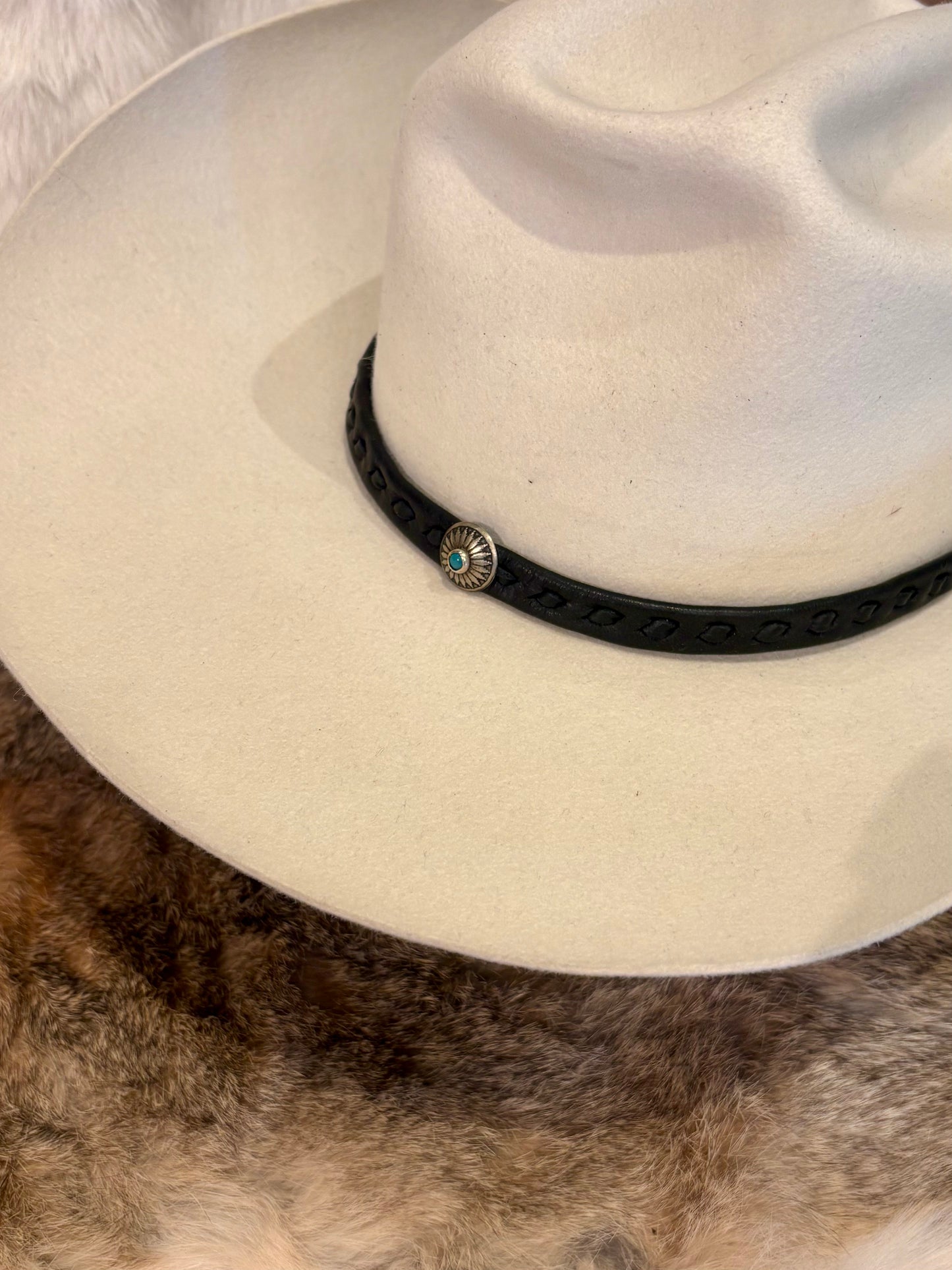 Mountain Arrow Deer Hide Hat Bands