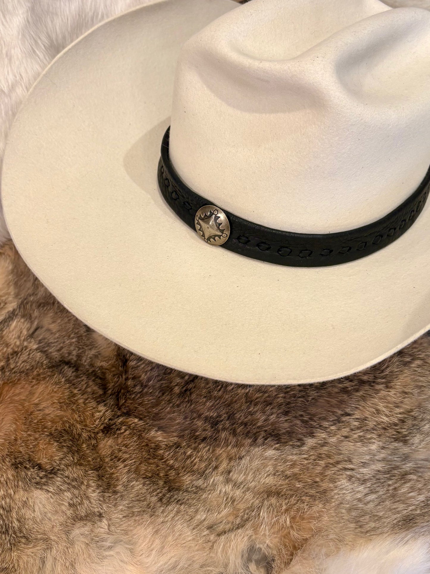 Mountain Arrow Deer Hide Hat Bands