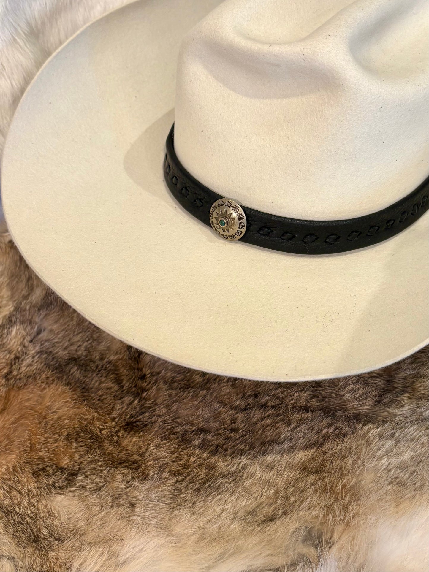 Mountain Arrow Deer Hide Hat Bands