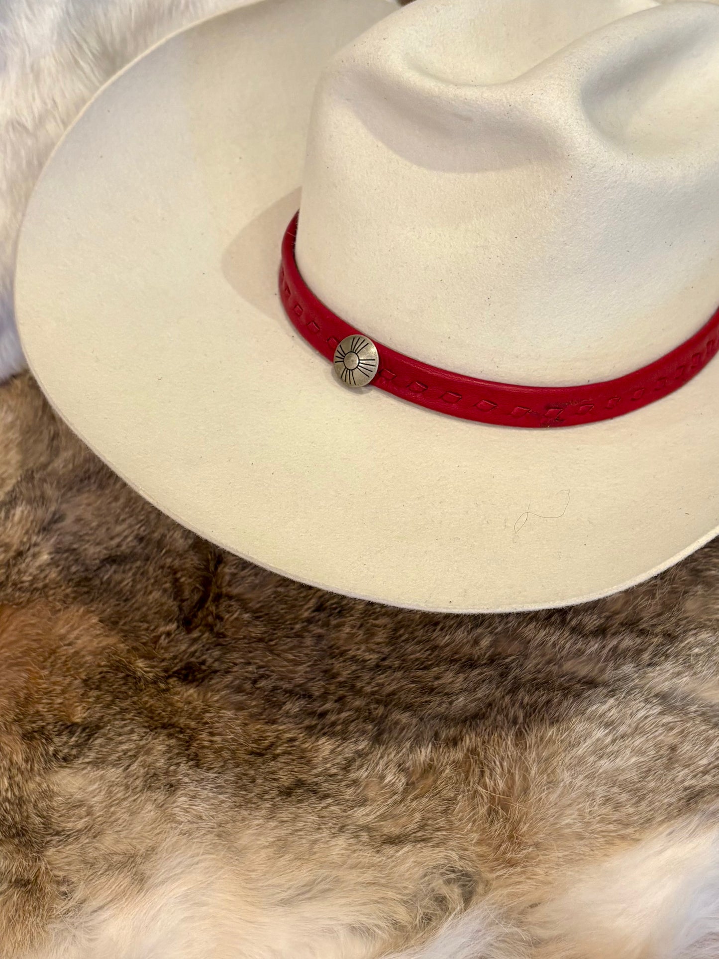 Mountain Arrow Deer Hide Hat Bands