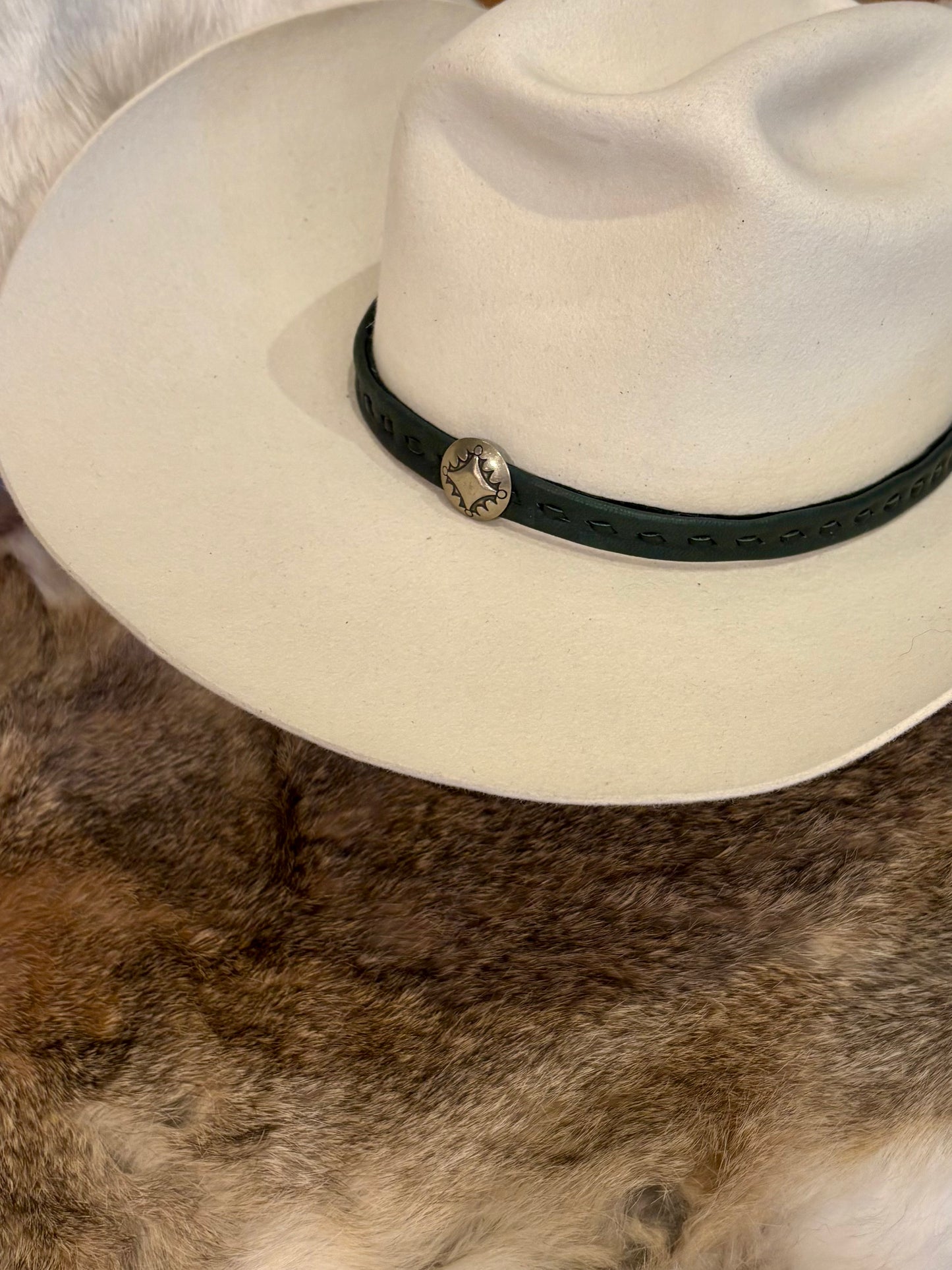 Mountain Arrow Deer Hide Hat Bands