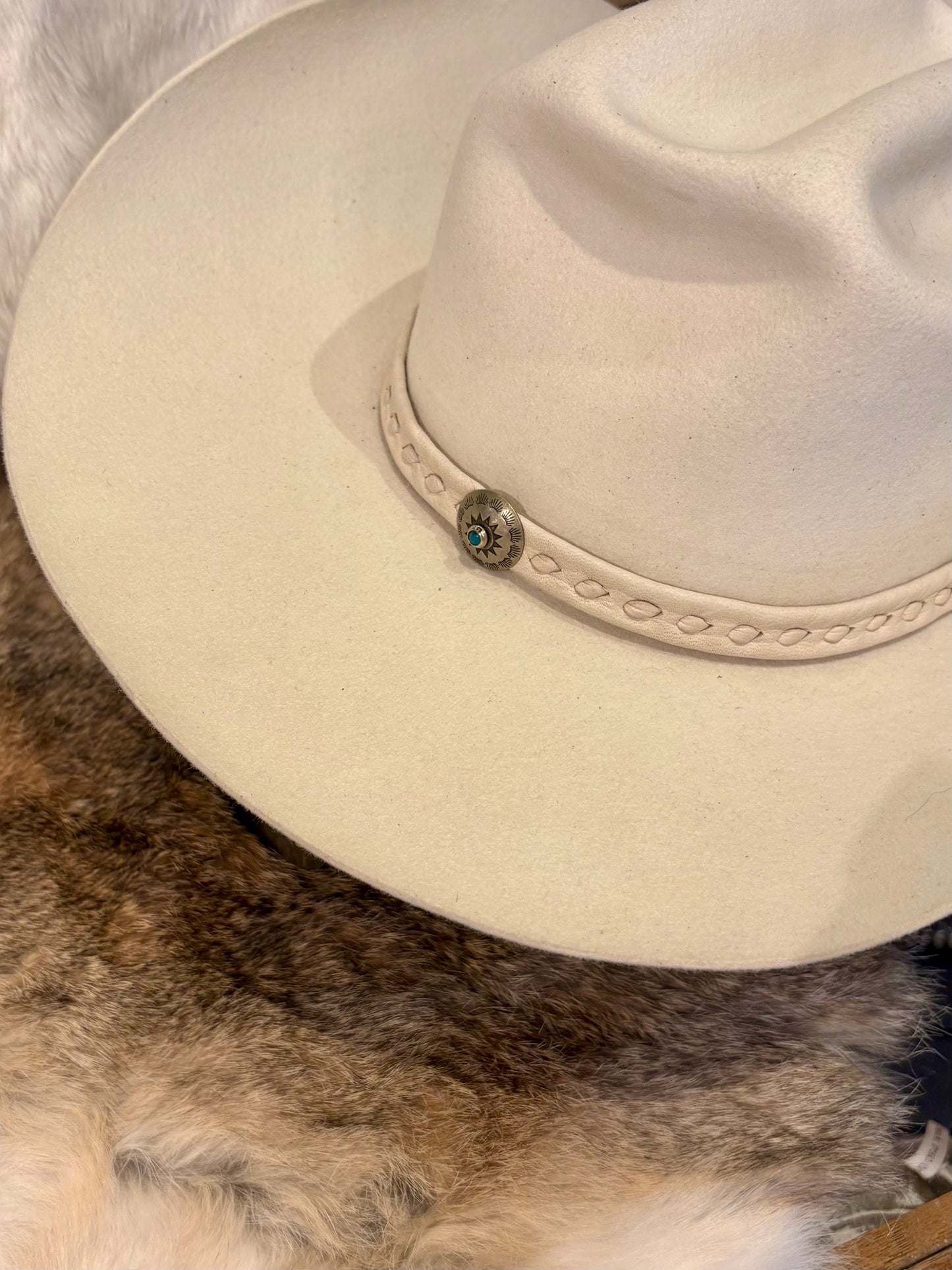 Mountain Arrow Deer Hide Hat Bands