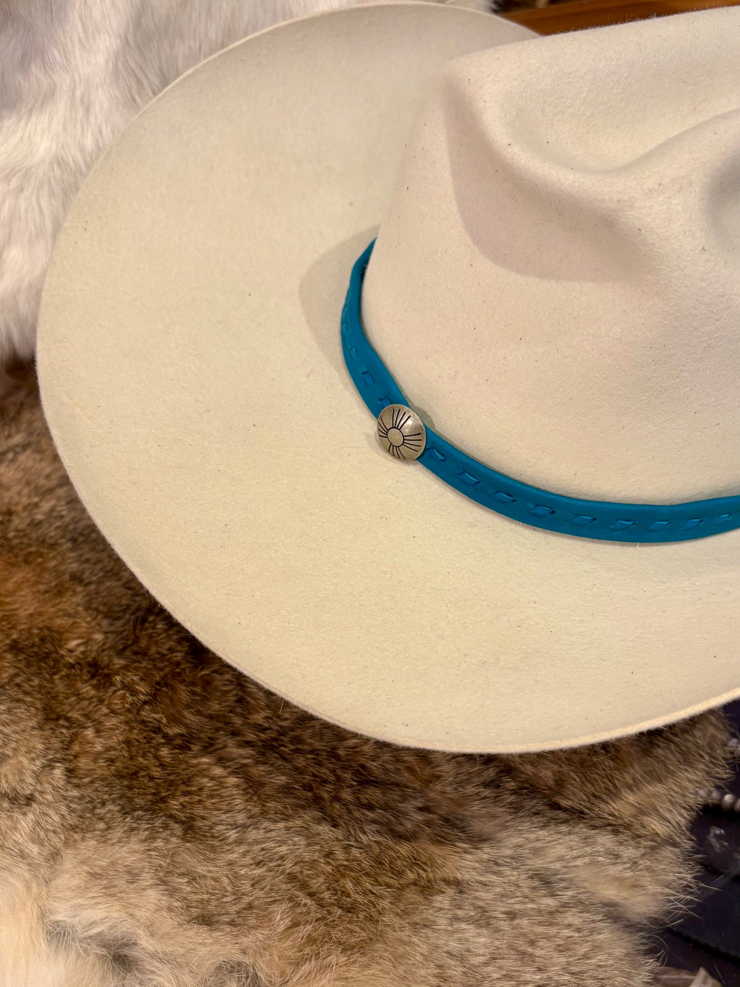 Mountain Arrow Deer Hide Hat Bands