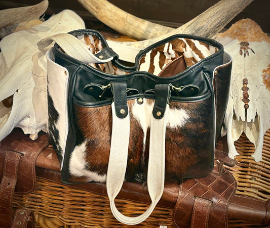 Cowhide Weekender Bag- Trulli Leathers