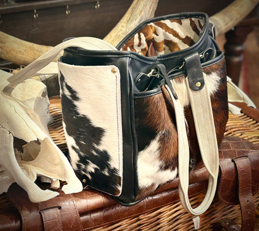 Cowhide Weekender Bag- Trulli Leathers