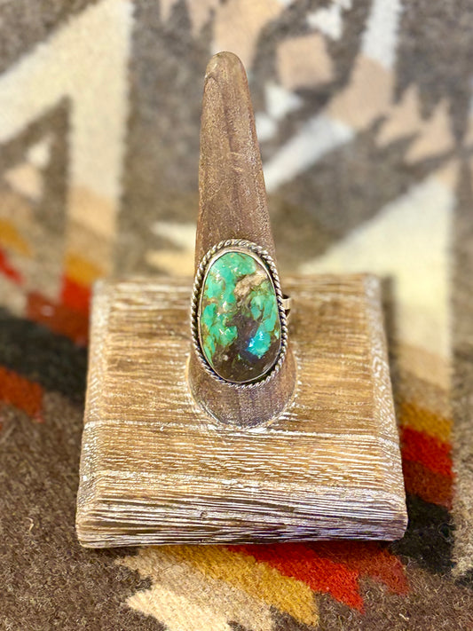 Old Pawn Style Turquoise Ring