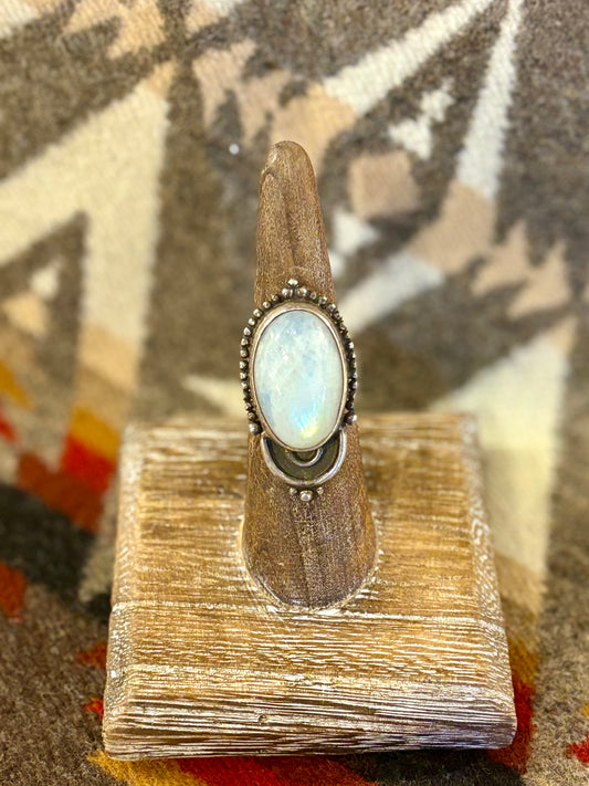 Oval Moonstone Ring