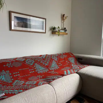Artisan-Made Blankets & Throws (Quito - Rust Orange)