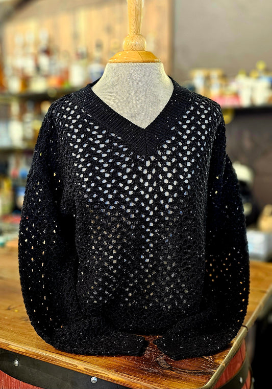 Elliott Lauren Knit Sparkle Sweater