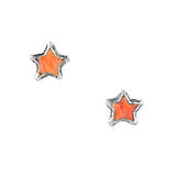 Cowboy Spiny Oyster Star Stud Earrings