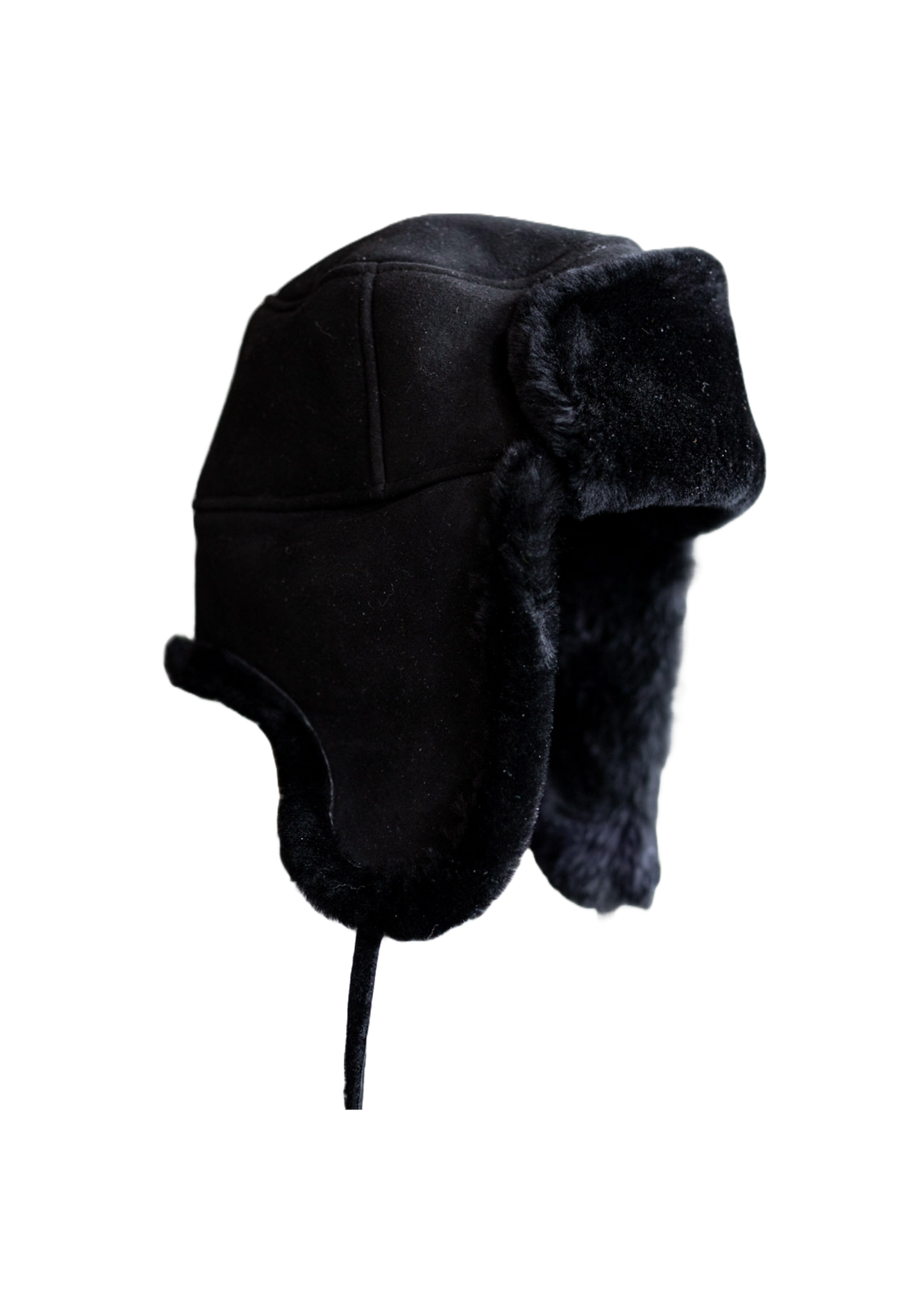 Sheepskin Pilot Hat - Olaf - Black