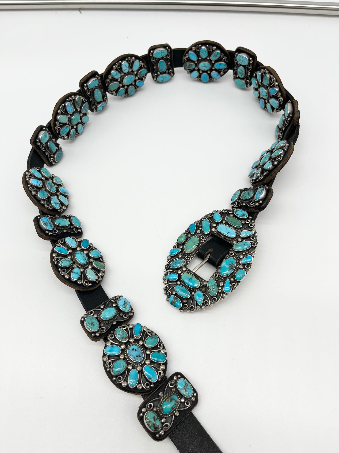 Turquoise Cluster Vintage Belt