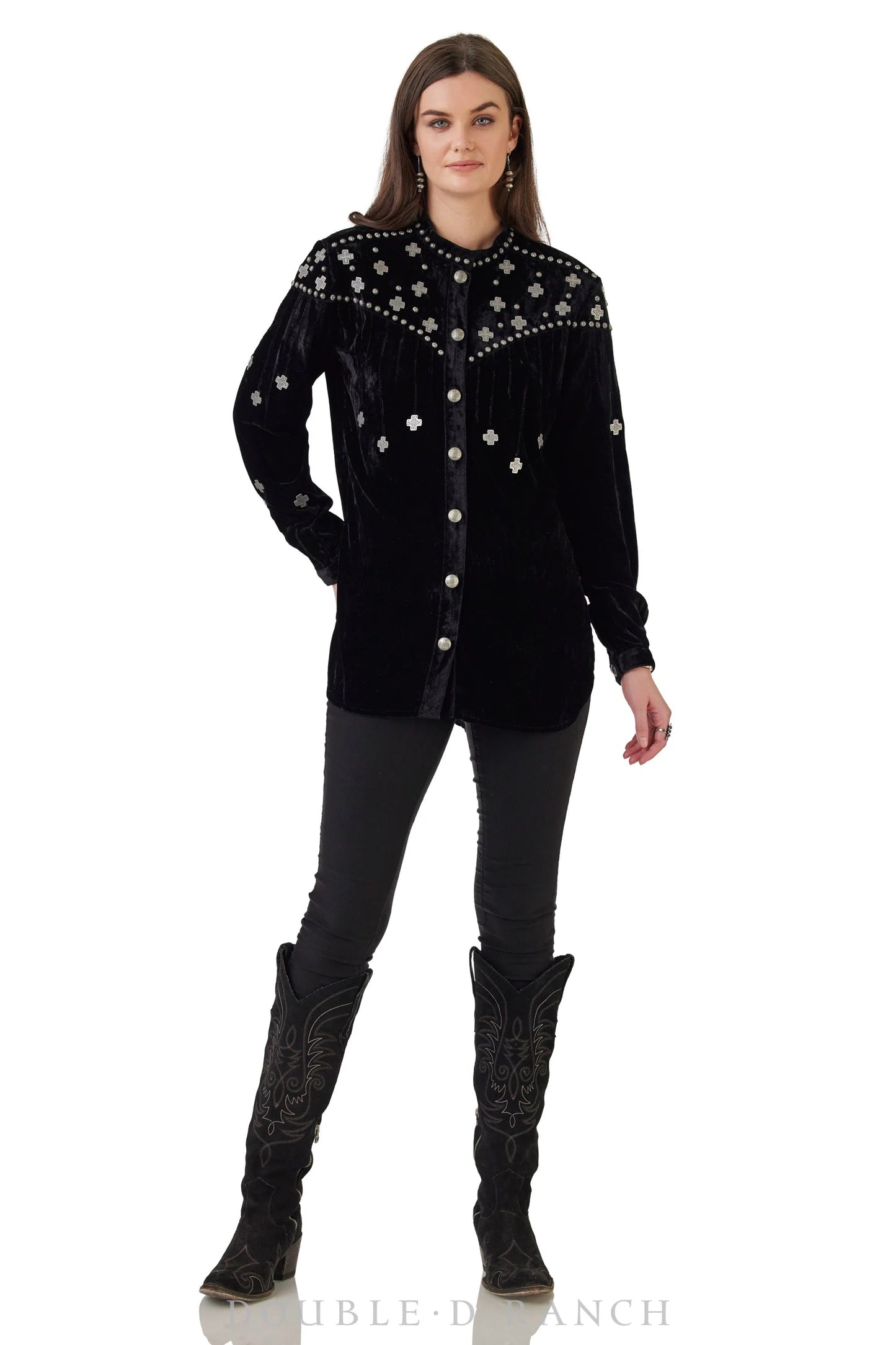 Sacred Mountain Velvet Top