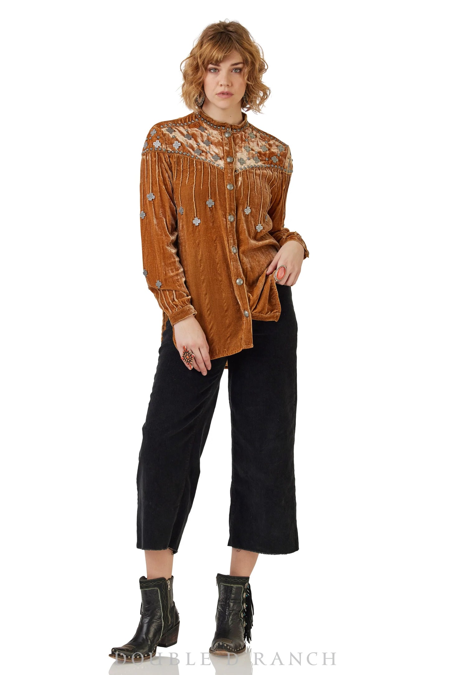 Sacred Mountain Velvet Top