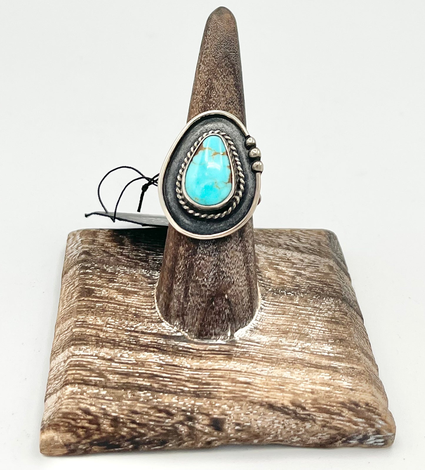 Ring- Reagan Hough Cactus Blossom Silver Turquoise