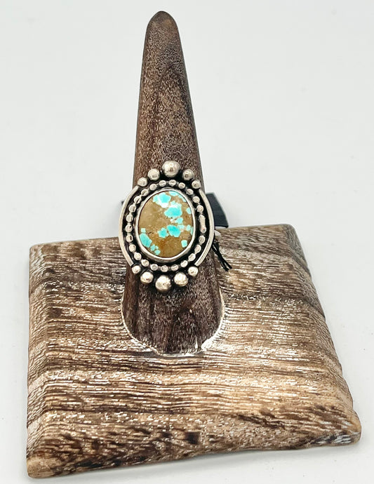 Ring- American Turquoise Polar Beading
