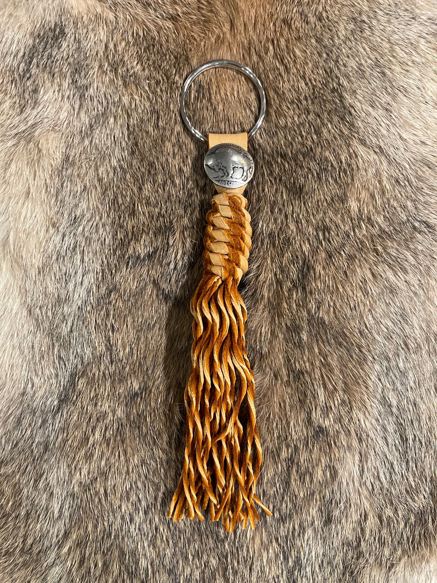 Lampman Buffalo Nickel Deer Leather