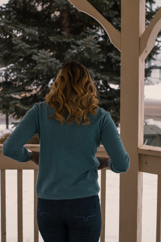 Cashmere High Neck Sweater