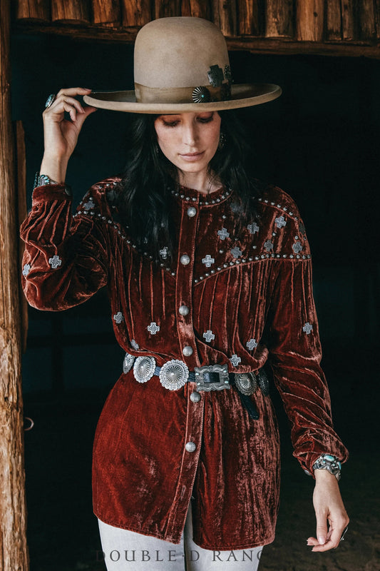 Sacred Mountain Velvet Top