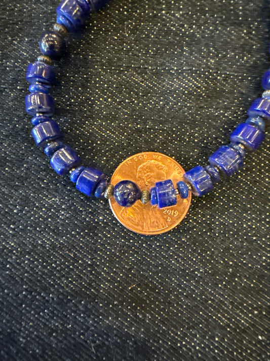 Lapis Bead Bracelet