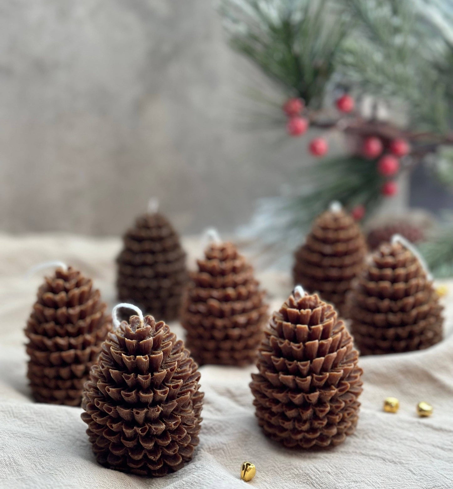 Pine Cone Candle