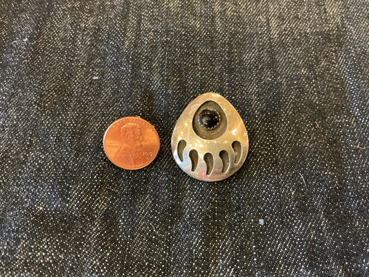 Onyx Bear Paw Earrings