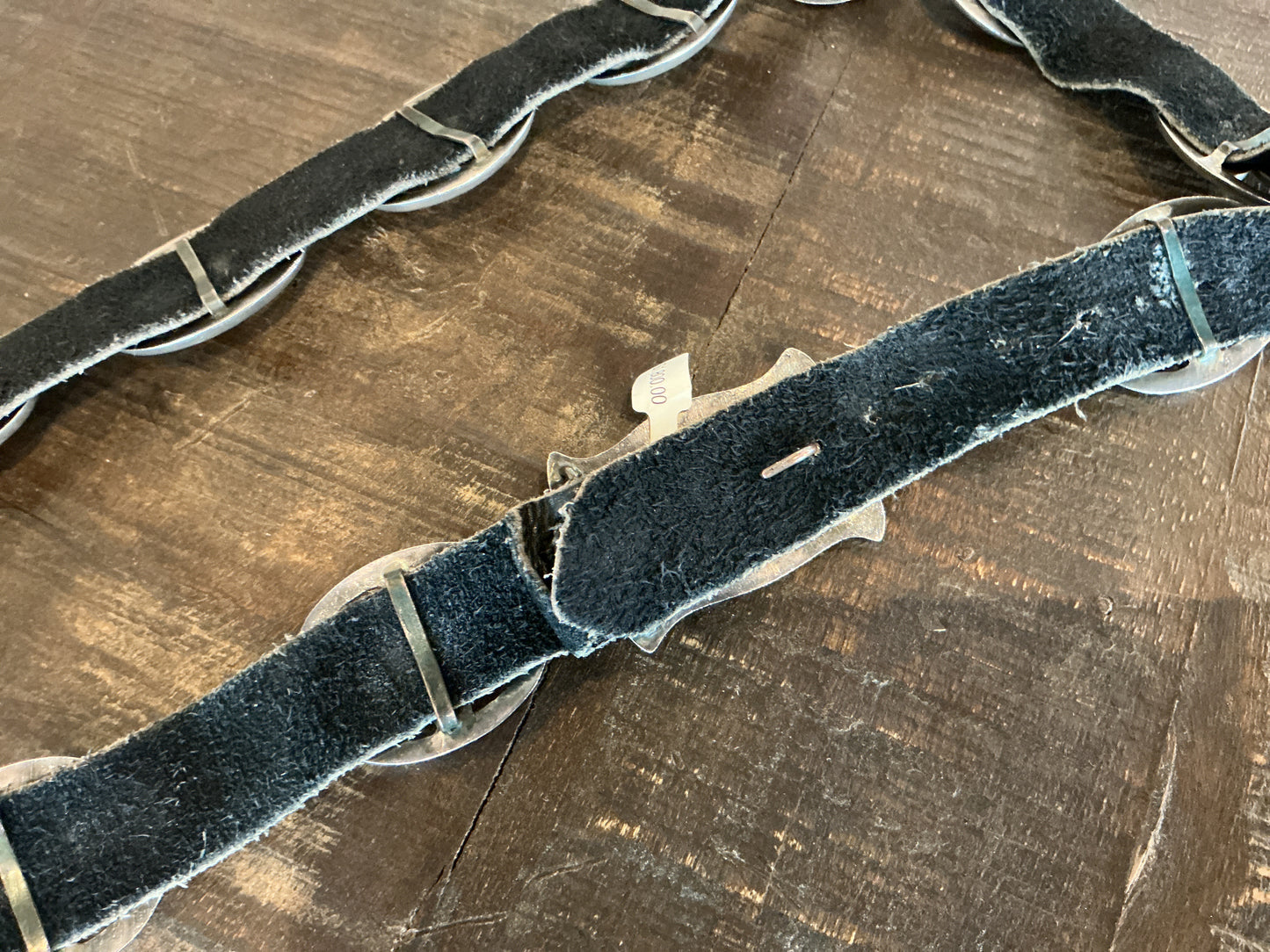 Vintage Sandcast Turquoise Concho Belt