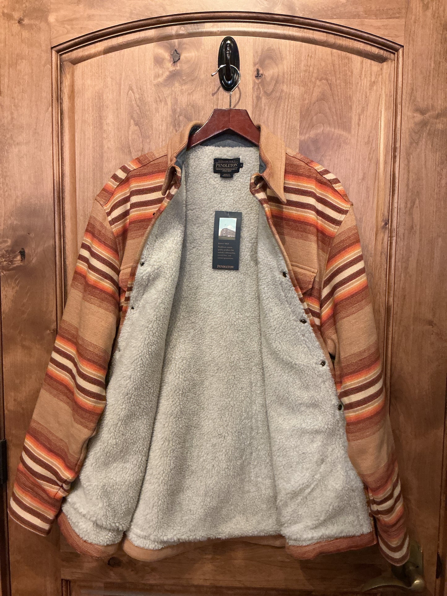Bay City Shirt Jackets - Ralston Stripe Tan