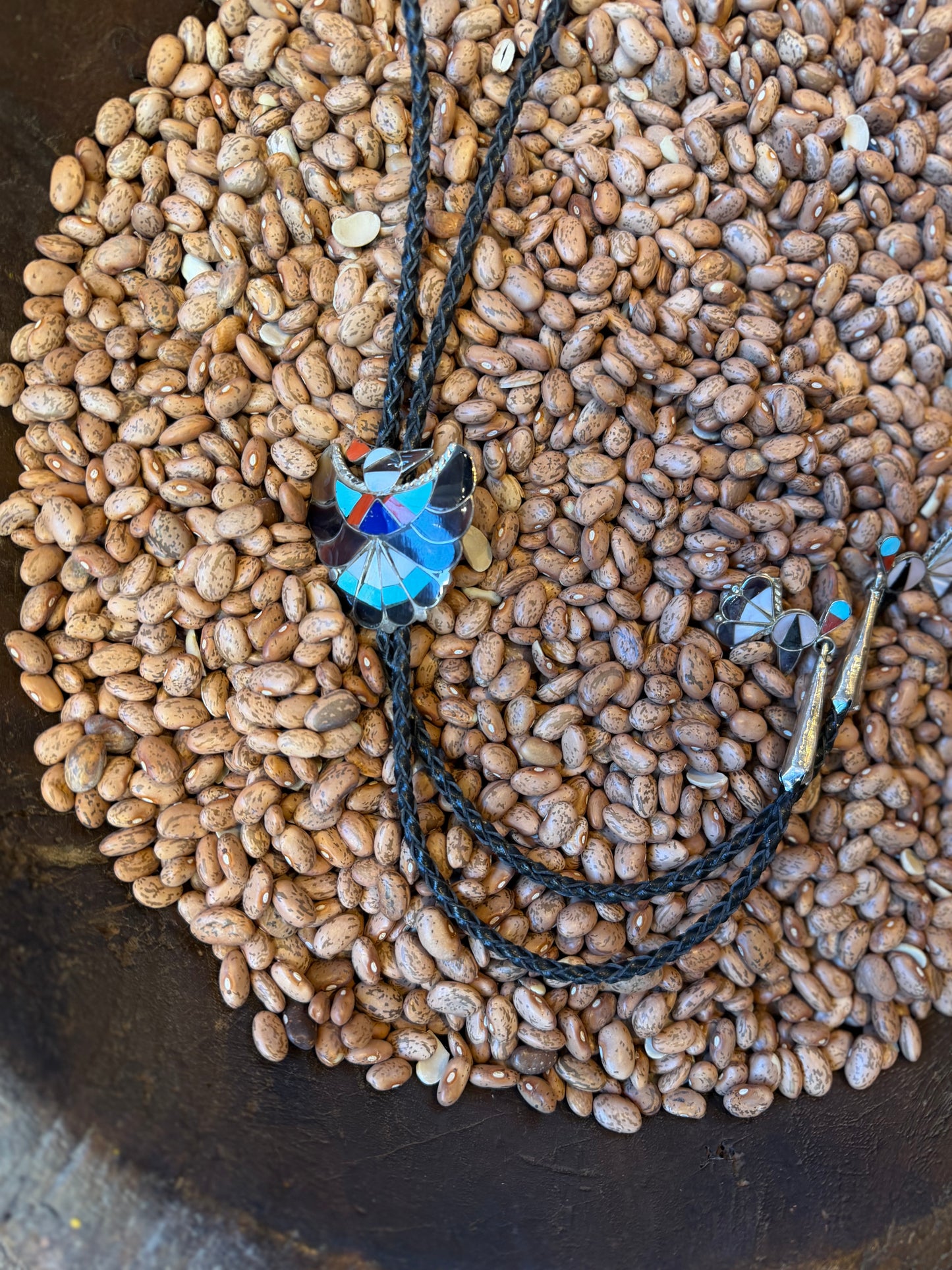 Bird Inlay Bolo tie